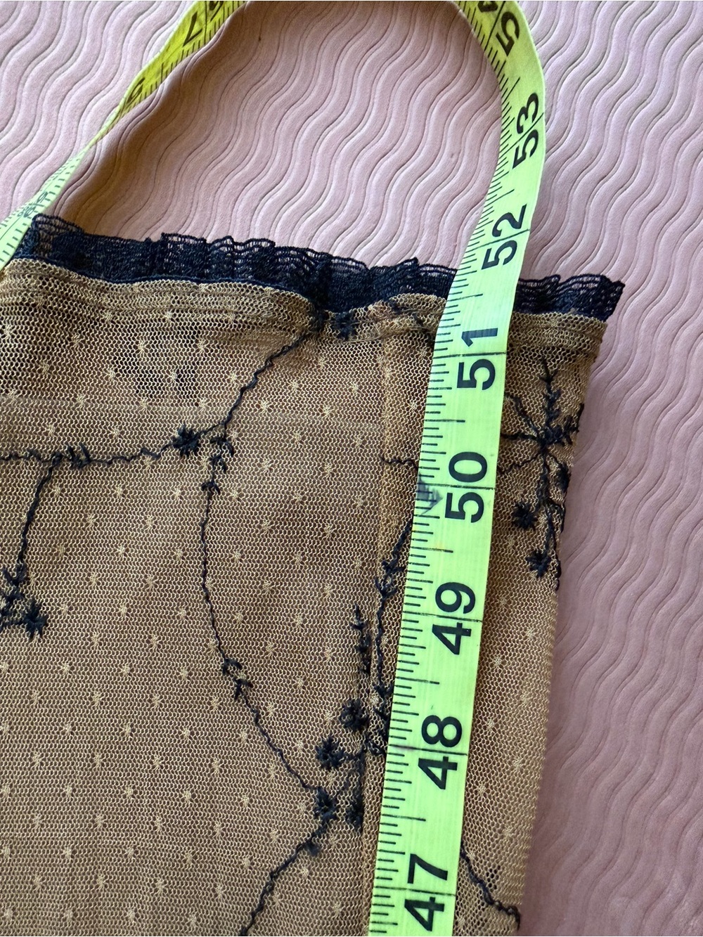 Vintage Betsey Johnson brown/black embroidered slip dress - Picture 12 of 12